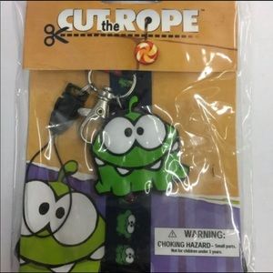 Cut the Rope Om Nom Lanyard